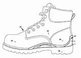 Timberland Boots Draw Boot Drawing Template Shoes Drawings Work Sketch Coloring Pages Sketches Patents Templates Read sketch template