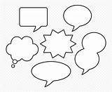 Outline Thought Speech Clipart Citypng sketch template