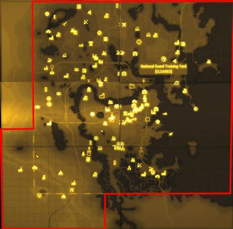 actual fallout  map boundaries   explore warning includes map