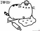 Pusheen Coloring Pages Cooking Busy Printable Bettercoloring Kids Adults Color Print sketch template