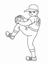 Baseball Coloring Pages Printable Worksheets Kids Colouring sketch template
