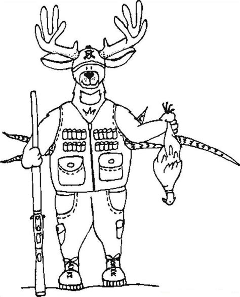 hunting coloring pages printable coloringmecom