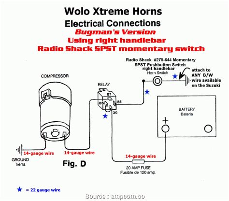 air horn wiring diagram wiring diagram