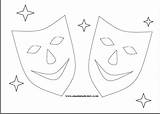 Carnevale Maschere Colorare Ritagliare Maschera Piacimento Sbizzarrire Consente Bambini sketch template