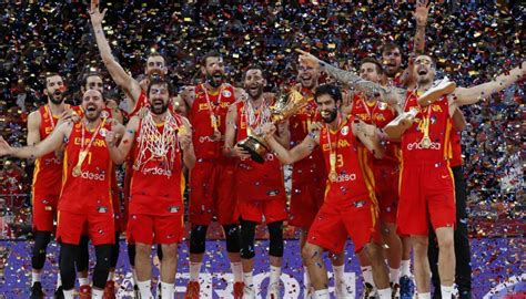 basketball world cup  spain crowned champions  beating