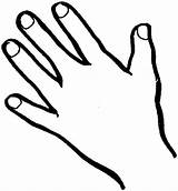 Coloring Body Pages Human Hand Fun sketch template