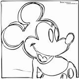 Coloring Warhol Andy Soup Pages Mickey Mouse Template Kids Printable Sheets Drawing Print Classic sketch template