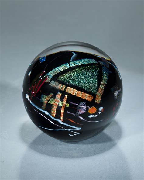 Black Graphic Evolution Series Paperweight By Shawn Messenger Art