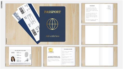 passport  template  powerpoint template google