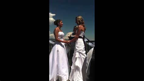 lesbian wedding ceremony youtube