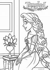 Rapunzel Coloring Pages Tangled Kids Printable Disney Princess Cool2bkids Colouring Color Sheets Entitlementtrap Print Kid Pretty Choose Board sketch template