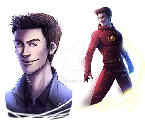 The Flash Barry Allen By Darklitria On Deviantart