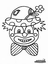 Clown Coloring Pages Print sketch template