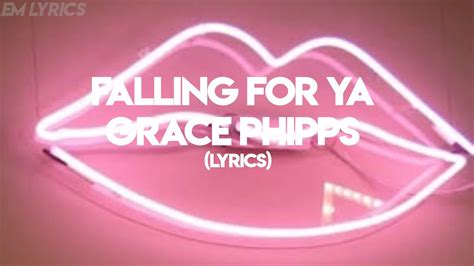 falling  ya grace phipps lyrics youtube