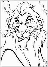 Lion Coloring Roi Scar Simba Mechant Singa Coloriages Bestof Mufasa Characters Gambar Justcolor Boys Effrayant Kanak Coloring4free Dessins Mewarna Animated sketch template