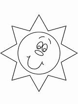 Coloring Sun Pages sketch template