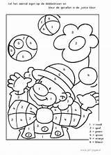Coloring Circus Color Carnival Preschool Carnaval Crafts Pages Clown Kids Number Numbers Worksheets Joyce Theme Clowns Juf Activities Coloriage Nl sketch template