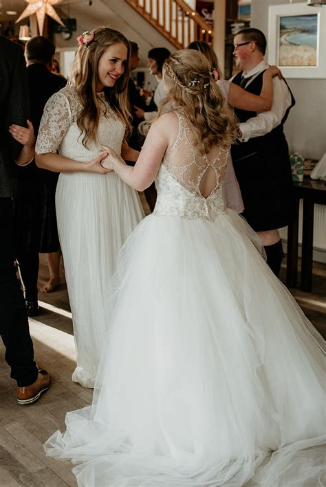 a beautiful romantic lesbian wedding in scotland love