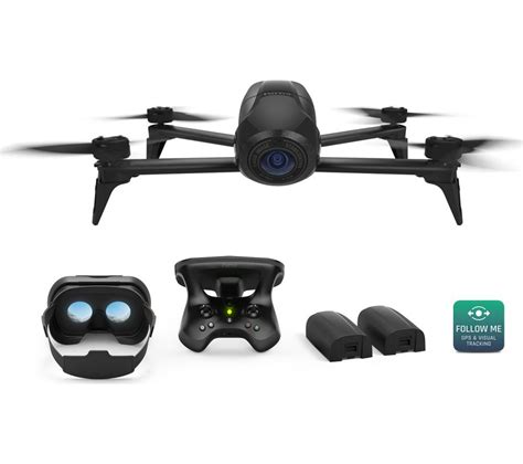 buy parrot bebop  fpv power edition drone  skycontroller  black