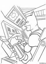 Coloring Pages Batman Batplane sketch template