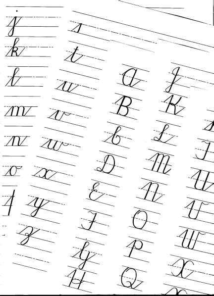 fresh  handwriting charts practical pages
