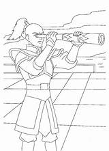 Coloring Pages Avatar Zuko Prince Cartoon Kids sketch template