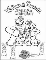 Gromit Wallace Rabbit Coloring Were Curse Pages Kids Colouring Aardman Drawings Choose Board Popular sketch template