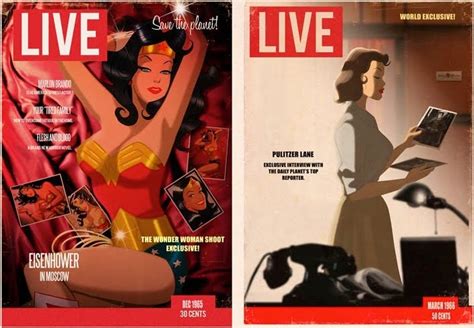 superheroes grace the covers of life magazine