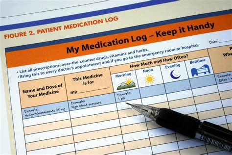 prepare and maintain the patient medication log stock