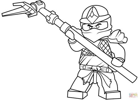 lego ninjago cole zx coloring page  printable coloring pages