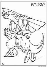 Palkia Coloring Pages Printable Getcolorings Color Getdrawings sketch template