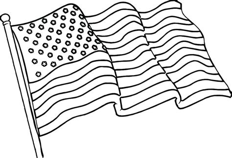 flag coloring page images