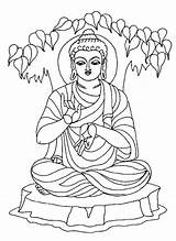 Buddha Coloring Pages Colouring Drawing Printable Buddhist Clipart Getdrawings Coloringhome Kids Color Easy Print Books Step Getcolorings Buddah Popular Adult sketch template