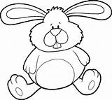 Coloring Bunny Face Easter Pages Popular sketch template