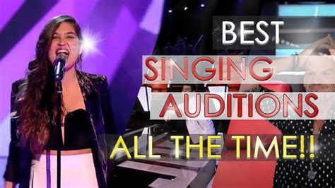 top  singing auditions   time youtube