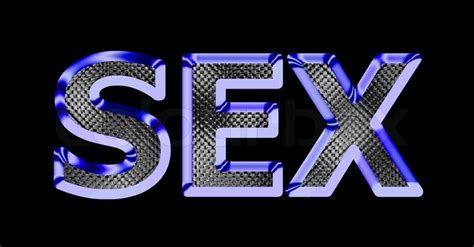 Word Sex Made Of Diamond And Gold Stock Image Colourbox