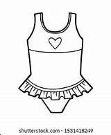 Bain Maillot Kolorowanka Strój Kąpielowy Filles Couleurs Livre Coloriage Sukienka Dziewczynek sketch template