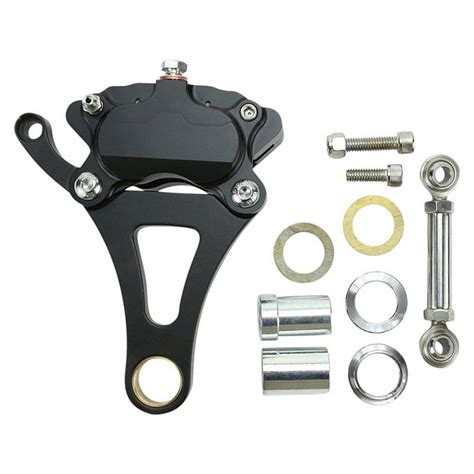 springer front  brake caliper kit  side black custom harley motorcycle parts