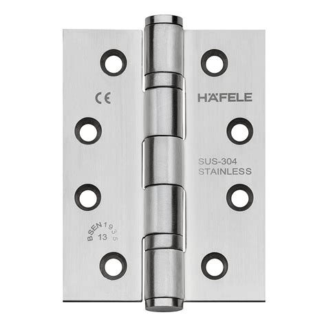 hafele mm     mm stainless steel door hinges pair