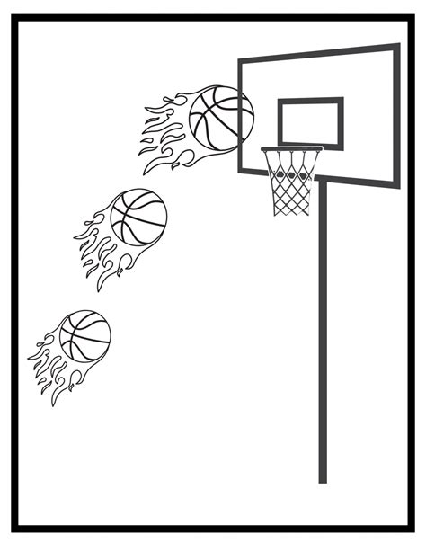 basketball coloring pages hourfamilycom