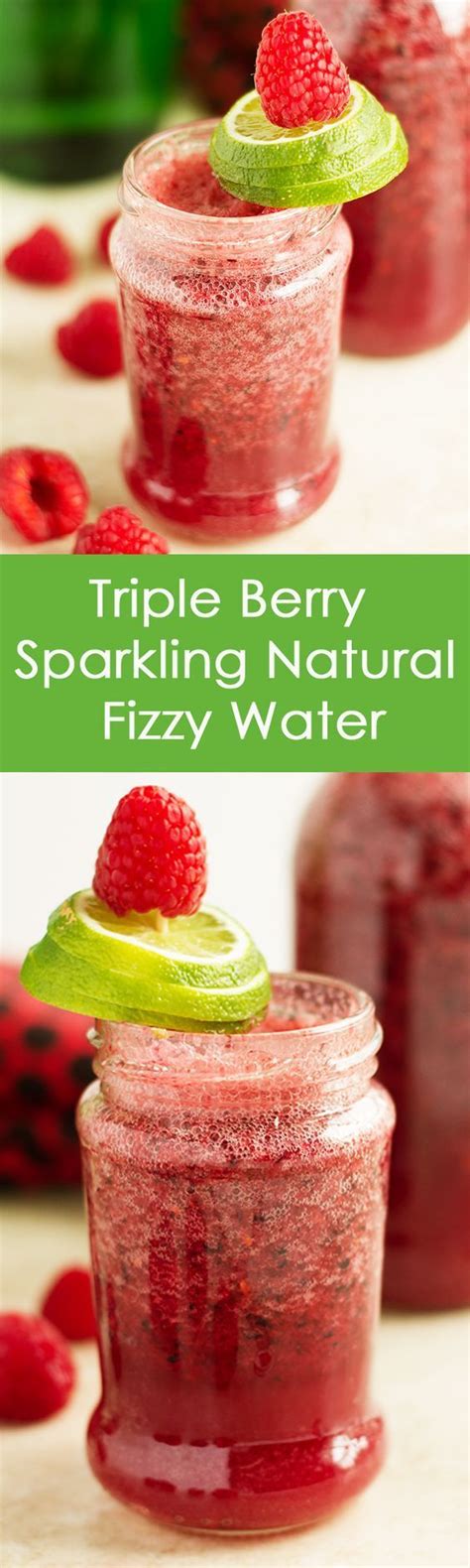 triple berry sparkling natural fizzy water recipe ilona s passion sparkling drinks