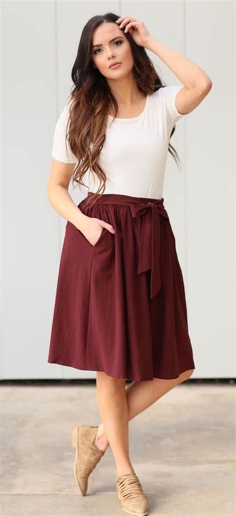modest skirt burgundy skirt teacher clothes missionary clothes missionary clothing teacher