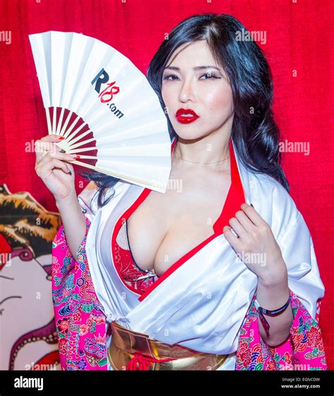 adult film actress anri okita attends the 2015 avn adult entertainment