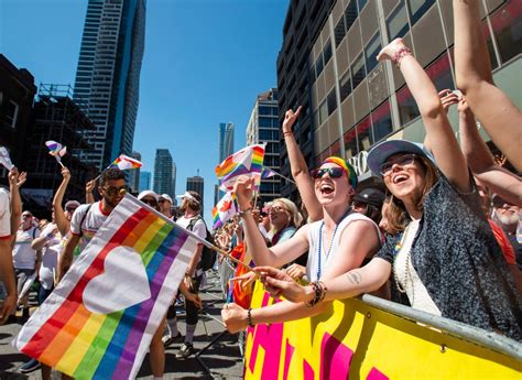 updated crowds gather as massive pride parade takes over downtown