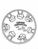 Coloring Pages Children Childrens Happy Color Printable Universal Chainsaw Holidays Around Getcolorings Print International Kids sketch template