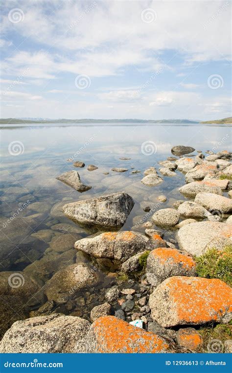 clear mountain lake stock image image  cold landscape