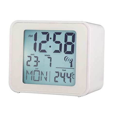 acctim  cole radio controlled alarm clock amazoncouk kitchen home