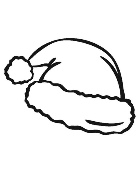 hat santa claus coloring pages  christmas coloring pages