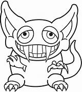 Goblin Goblins Dzieci Kolorowanki Ghouls sketch template