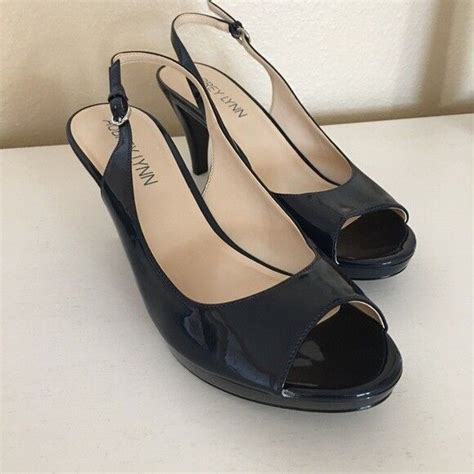 nib aubrey lynn women s kamea navy high heels pumps us 8 5 ebay